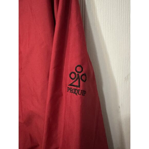 Proquip Men’s Windbreaker Pull over Golf Jacket Logo Red Size Lg - Picture 4 of 5